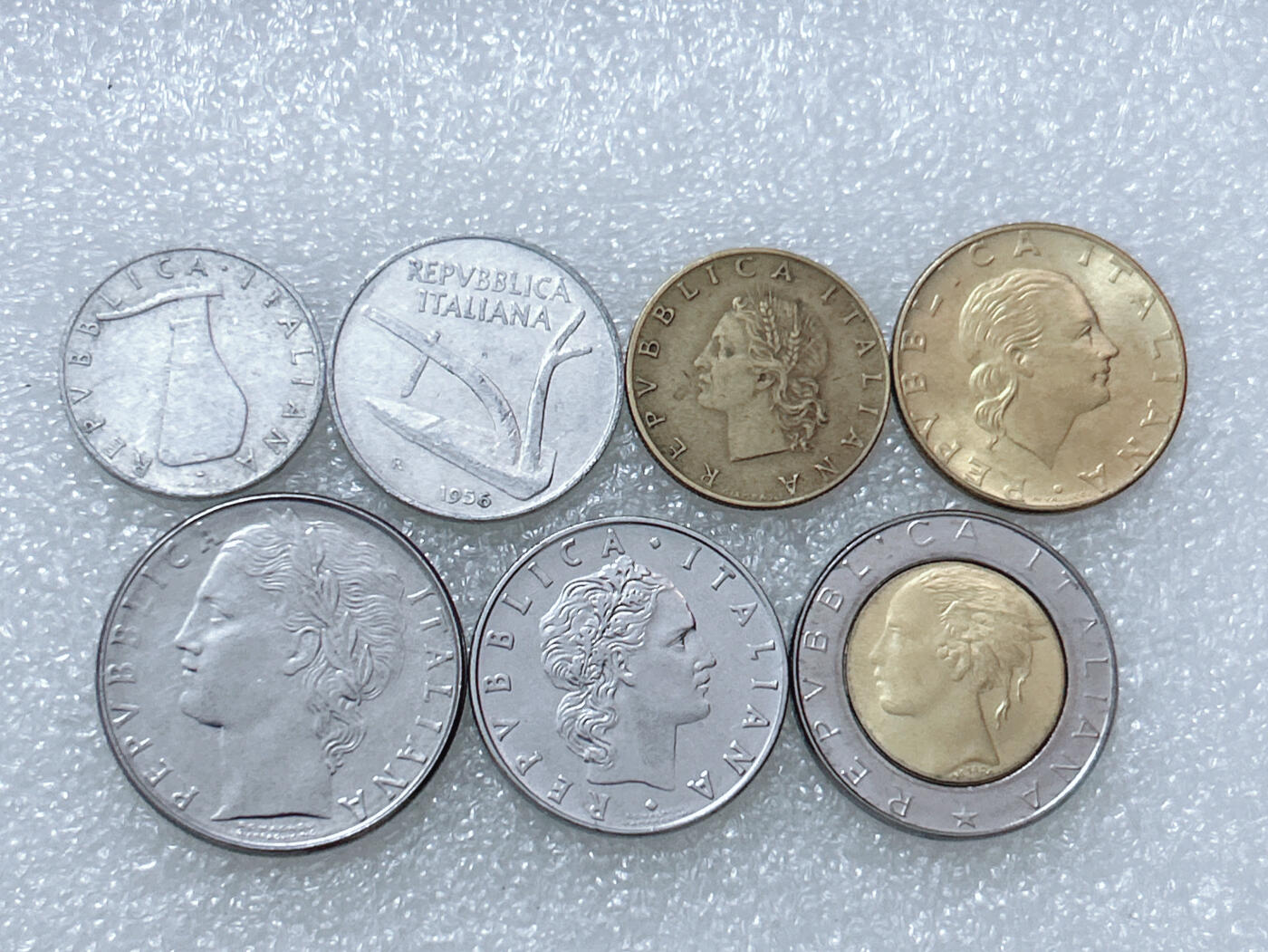 第一海外回流一元起拍收藏 散集专场  第293期 意大利硬币 7枚