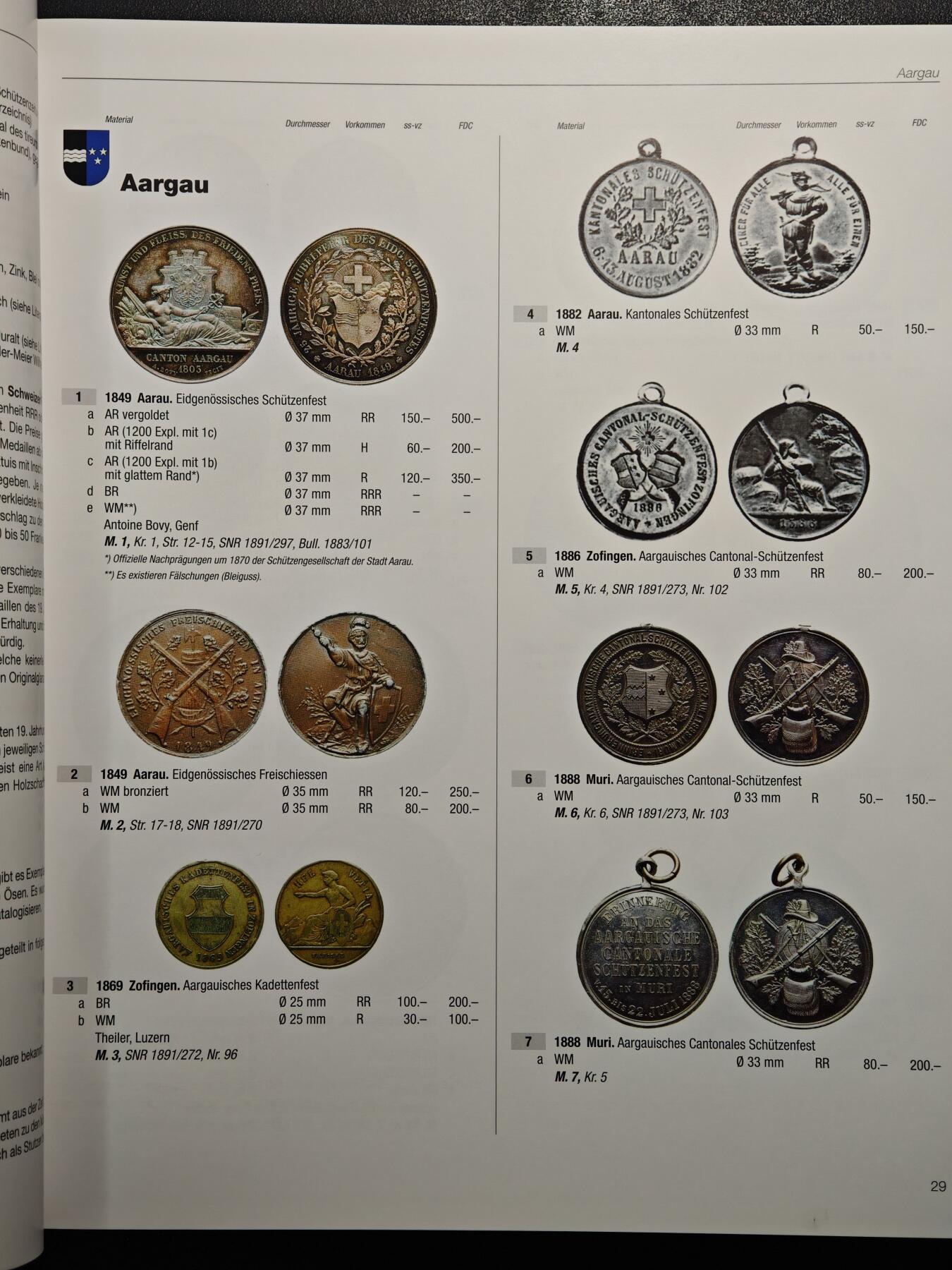 【德藏】世界币章拍卖第162期（拍品征集中~欢迎藏友联系） 98新 瑞士射击节银币及银章目录 硬壳精装 全彩铜板纸印刷 大开本 全书约408页