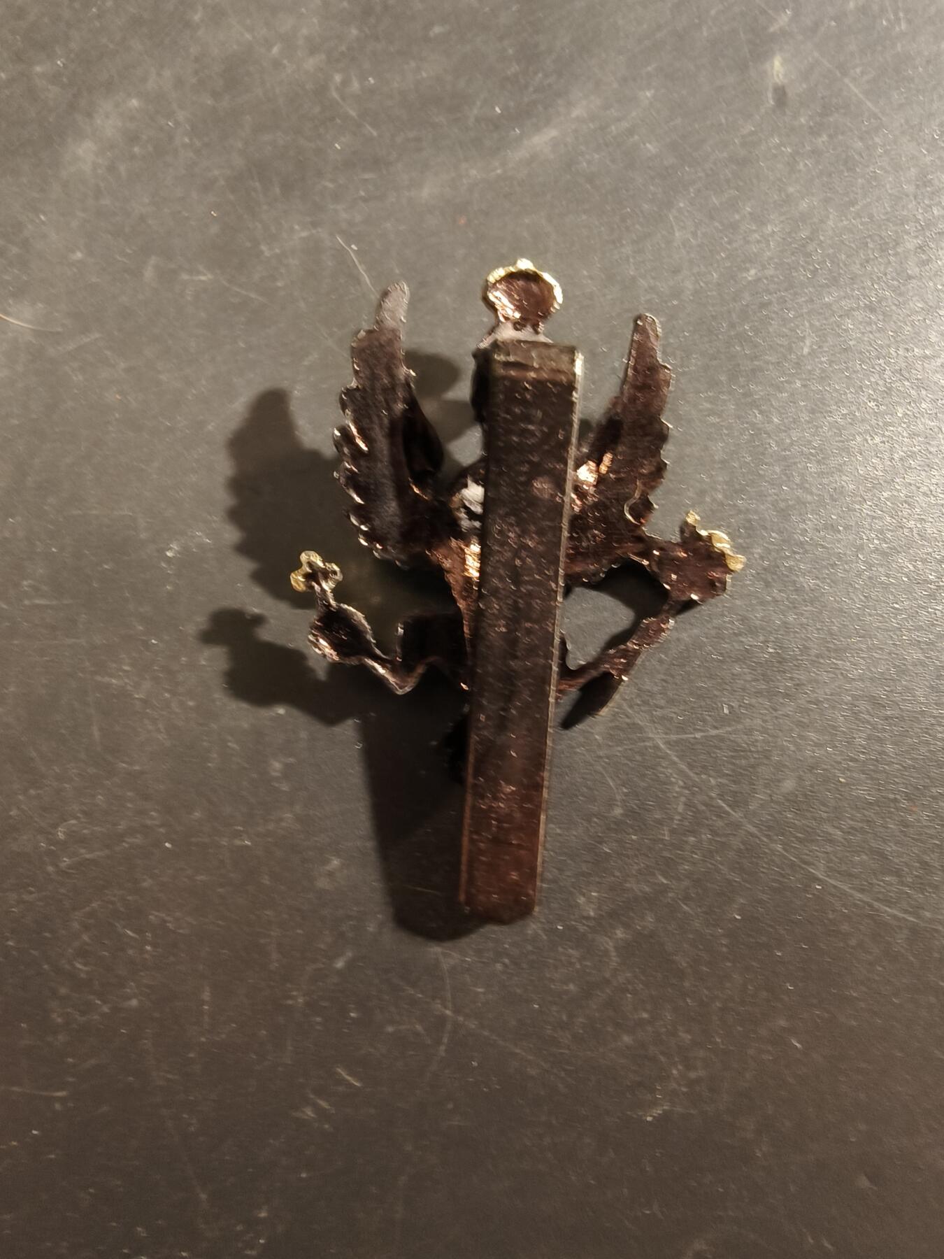 老王徽章第177期 英国国王皇家骠骑兵团帽徽    二战时期