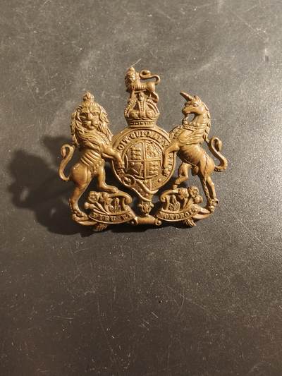 老王徽章第177期 - 英国皇家总务团帽徽    一战时期