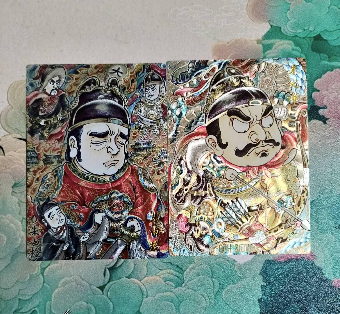 满200包邮！！龙虎卡牌-七二场（满200元包邮，无佣金，每周六结拍，欢迎送拍） 粗闪2张 卡德曼 山丘 明朝皇帝一对