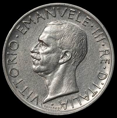 修遠堂世界钱币第101期 - 1928年意大利5里拉银币，4.94g，含银83.5%