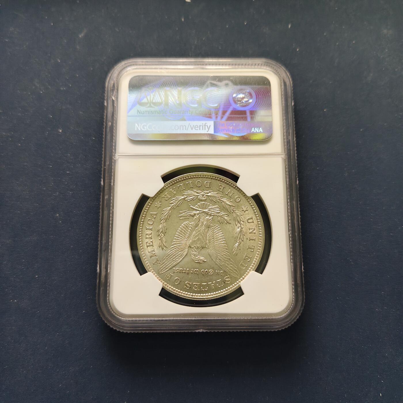 【全场包邮】纯粹捡漏拍495场-持续更新中 美国1921年1元摩根银币-NGC MS62