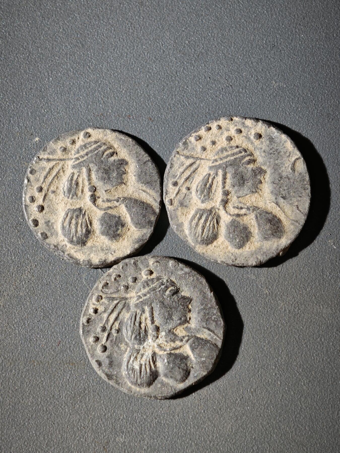 108期新疆红钱粟特钱币丝路钱币专场 C6铅制丝路币