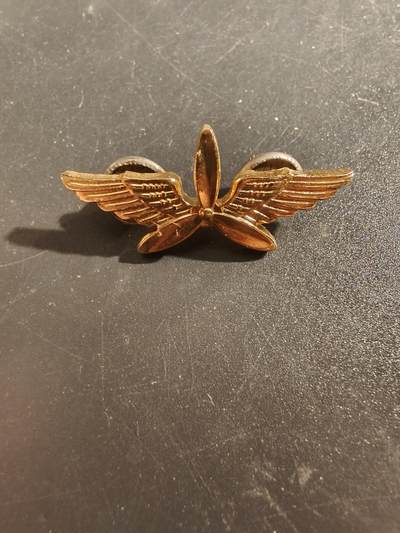 老王徽章第177期 - 二战时期美国陆军航空队机械师领章