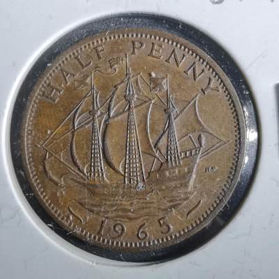 沼泽如烟--第964场 - 英国1965年半便士