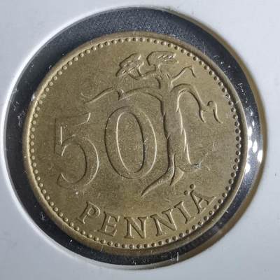 沼泽如烟--第964场 - 芬兰1988年50芬尼