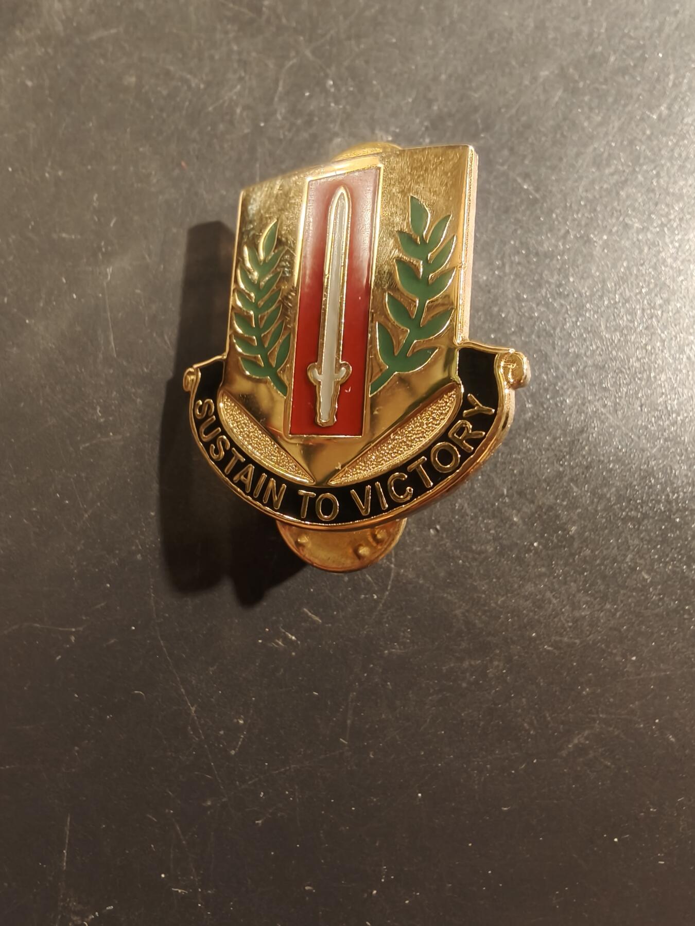 老王徽章第177期 美国陆军第一维持旅证章