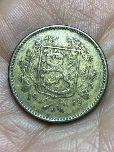 2026年第九场(总第一百七十八场）外国好品散币场(免佣金) - 芬兰🇫🇮1948年5马克(独立后第二版，L标)