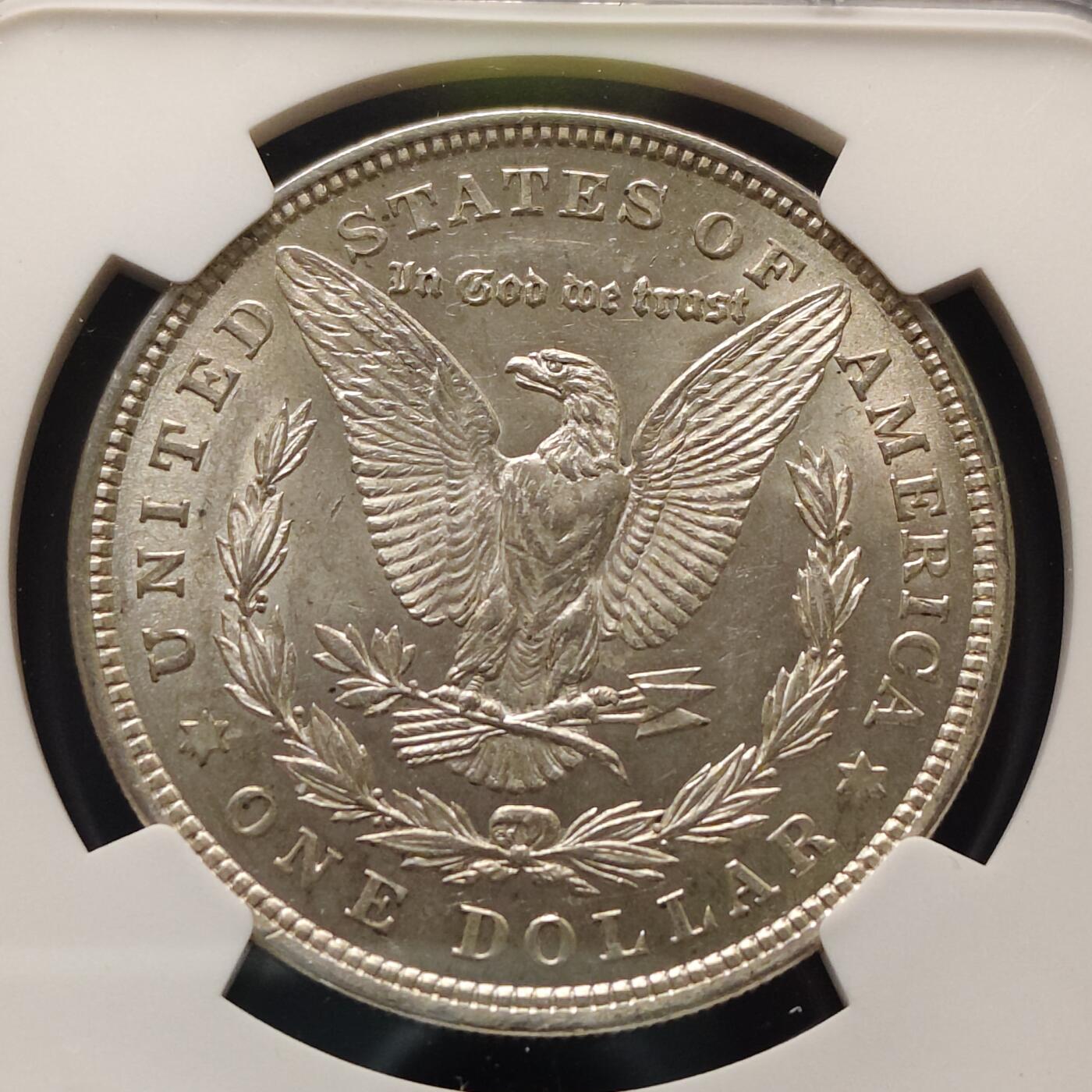 【全场包邮】纯粹捡漏拍495场-持续更新中 美国1921年1元摩根银币-NGC MS62