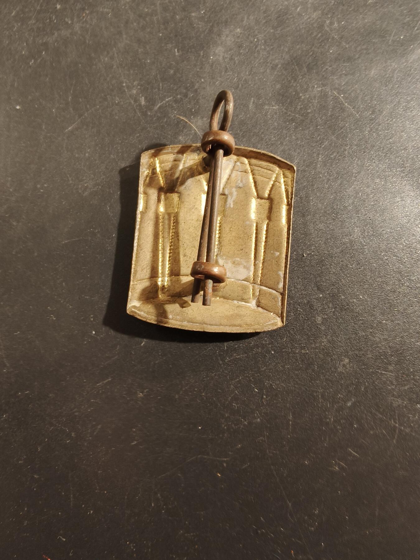 老王徽章第177期 英国皇家军乐团鼓手领章    一战时期