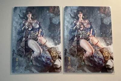 寸草不生拍卖第十八期  周三截拍  - 燎原 刷子老师特卡 蔡文姬 彩闪 一对