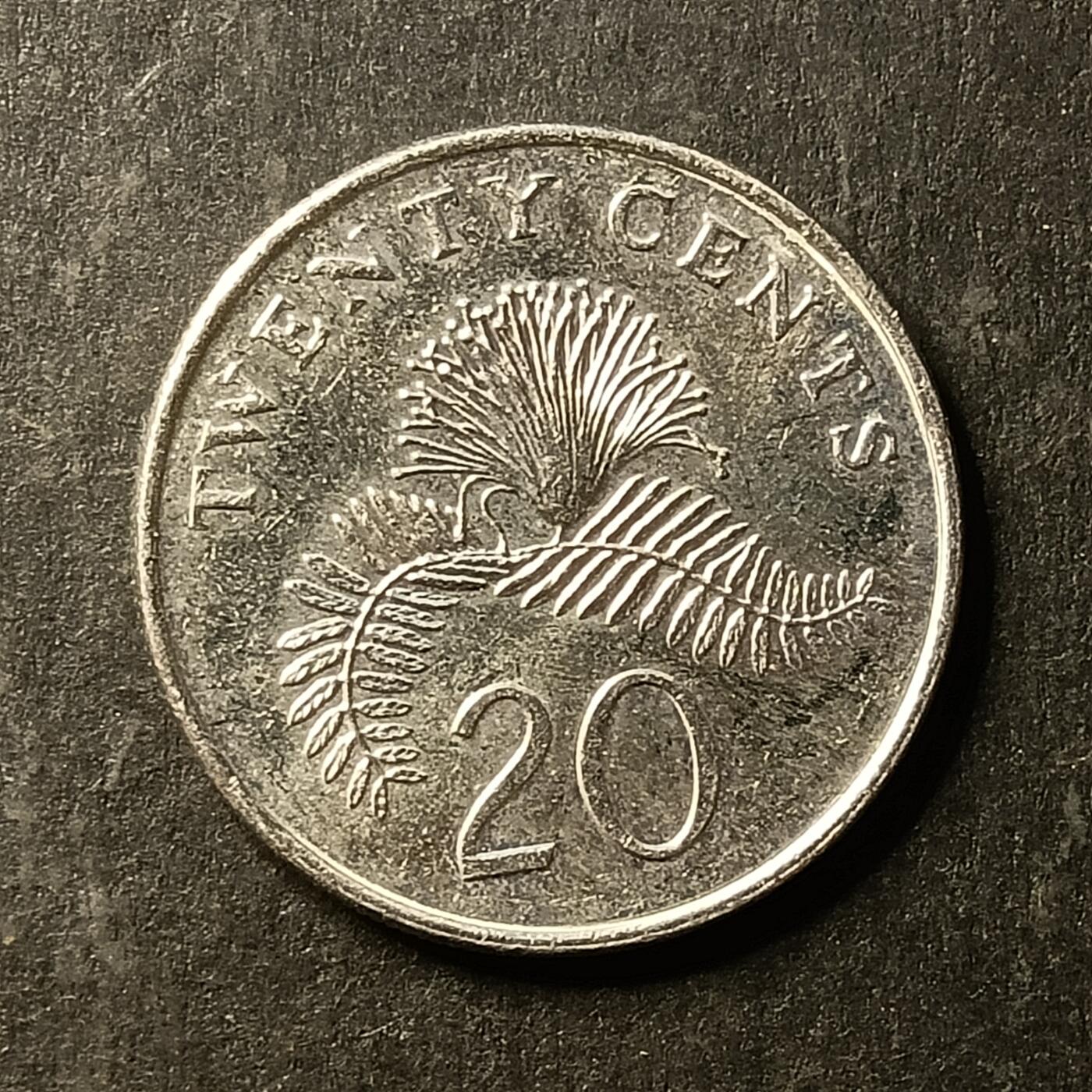 逸泉钱币2026A第世界钱币纪念币专场A第三场A401-701 641 新加坡20分硬币建筑