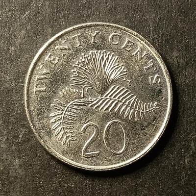 逸泉钱币2026A第世界钱币纪念币专场A第三场A401-701 - 641 新加坡20分硬币建筑