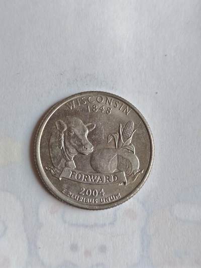 外国硬币 - 美国1999年启动50州纪念25分币计划，每年发行5枚代表不同州的纪念币