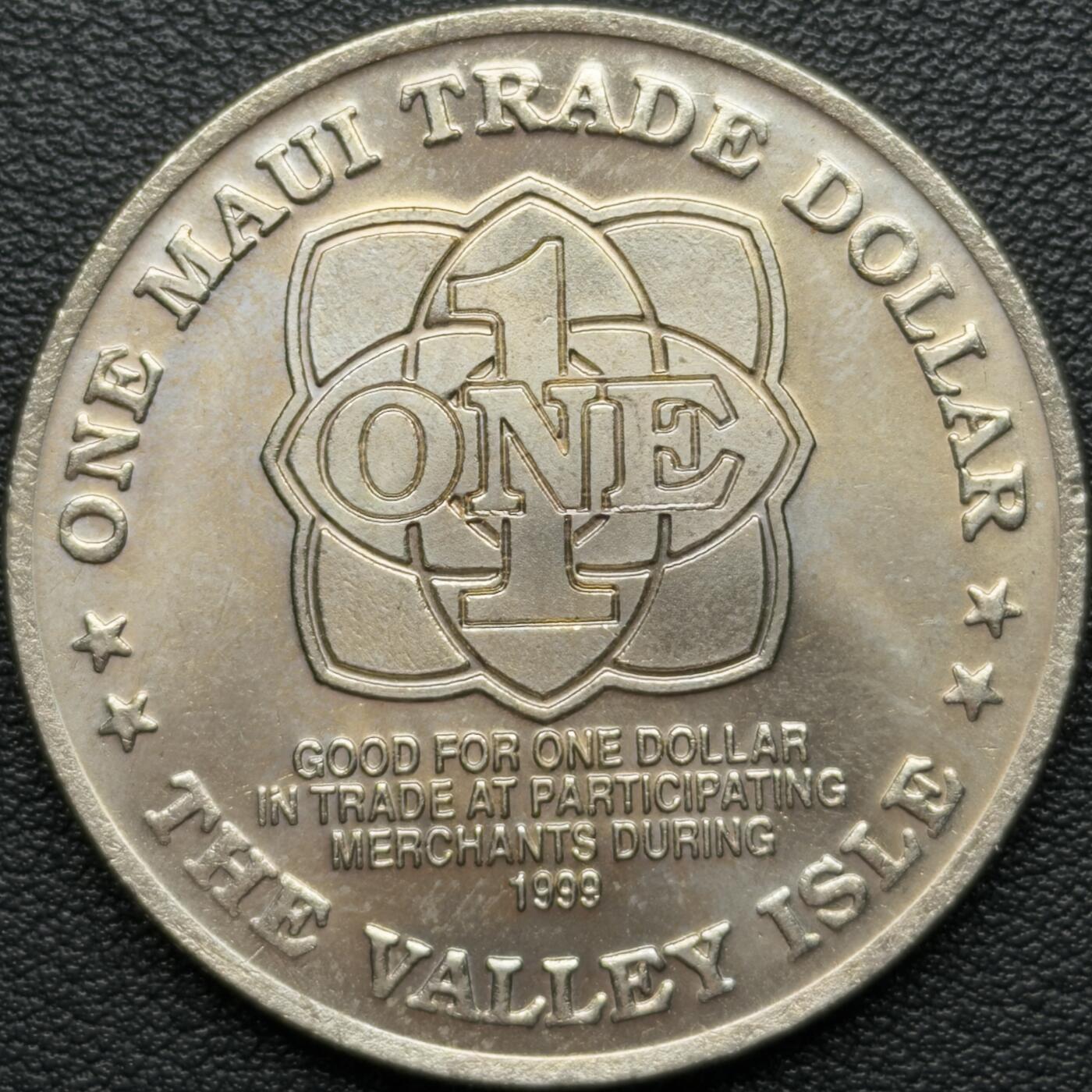 ＜星葵钱币社＞散币克朗场第68期·1月23日发货 美国1999年毛伊岛·夏威夷鹅1元贸易币