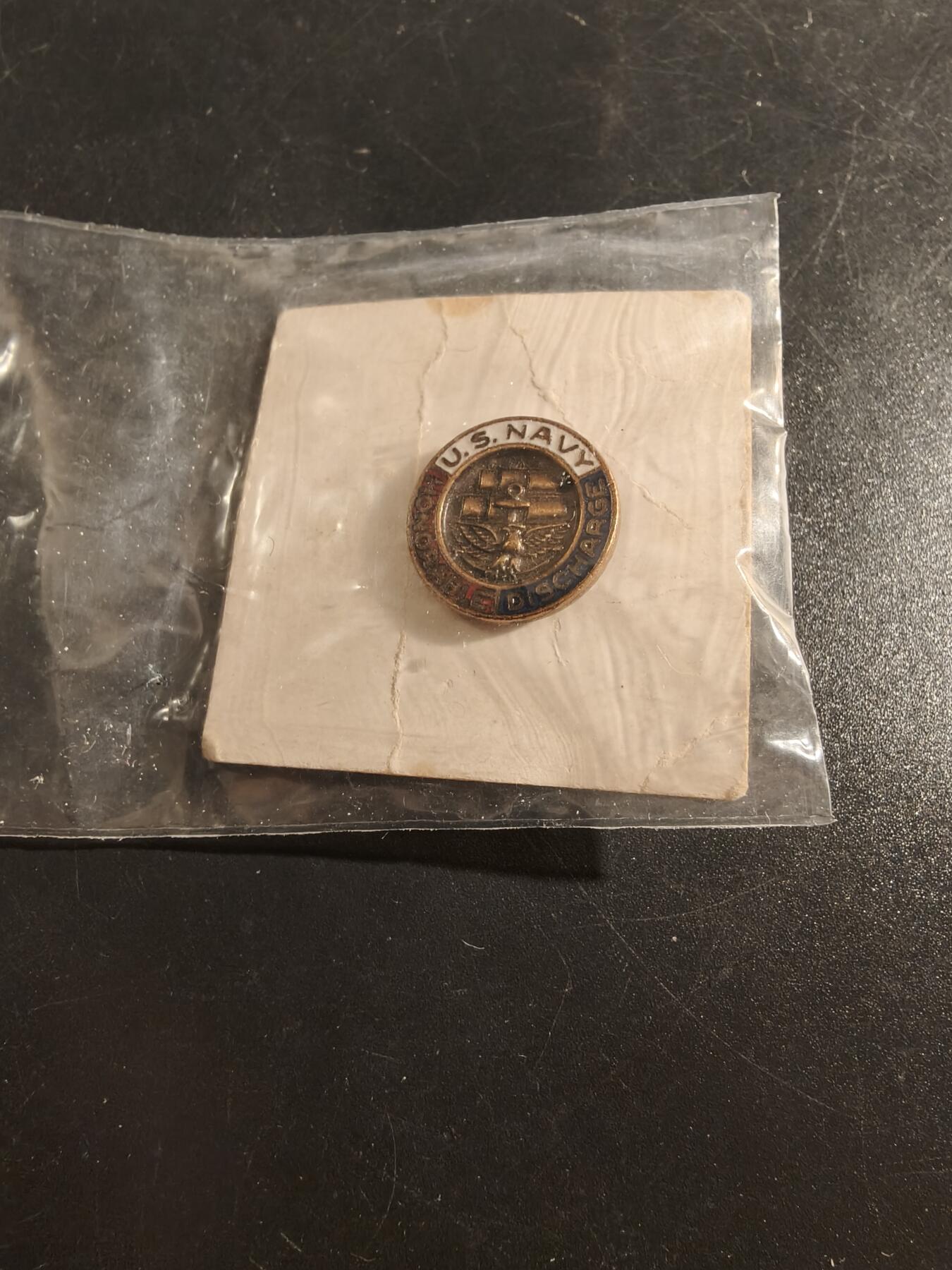 老王徽章第177期 美国海军老兵荣誉退休证章    原封未拆