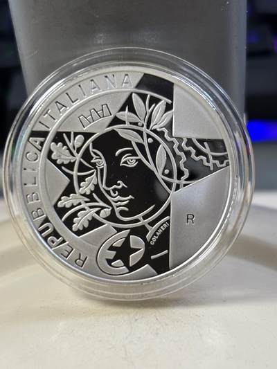 第188期拍卖 - 意大利2018年欧洲之星巴洛克和洛可可精制纪念银币,925银，22克，发行4500枚