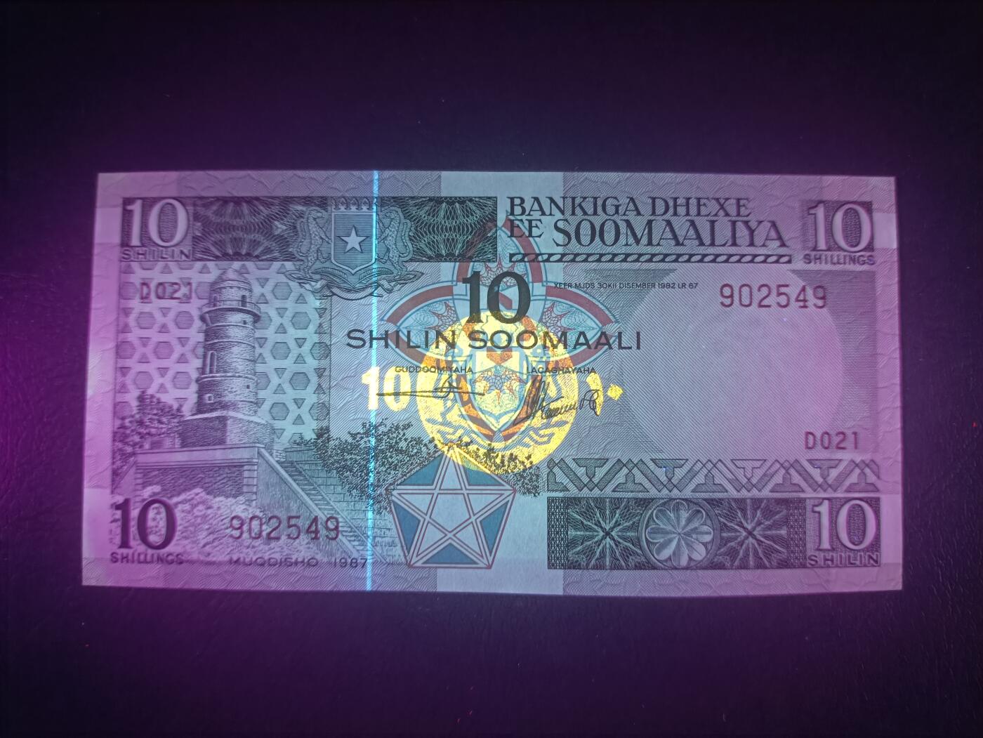 2026一月第三期，总213期 索马里1987版10先令UNC，灯塔和传统造船