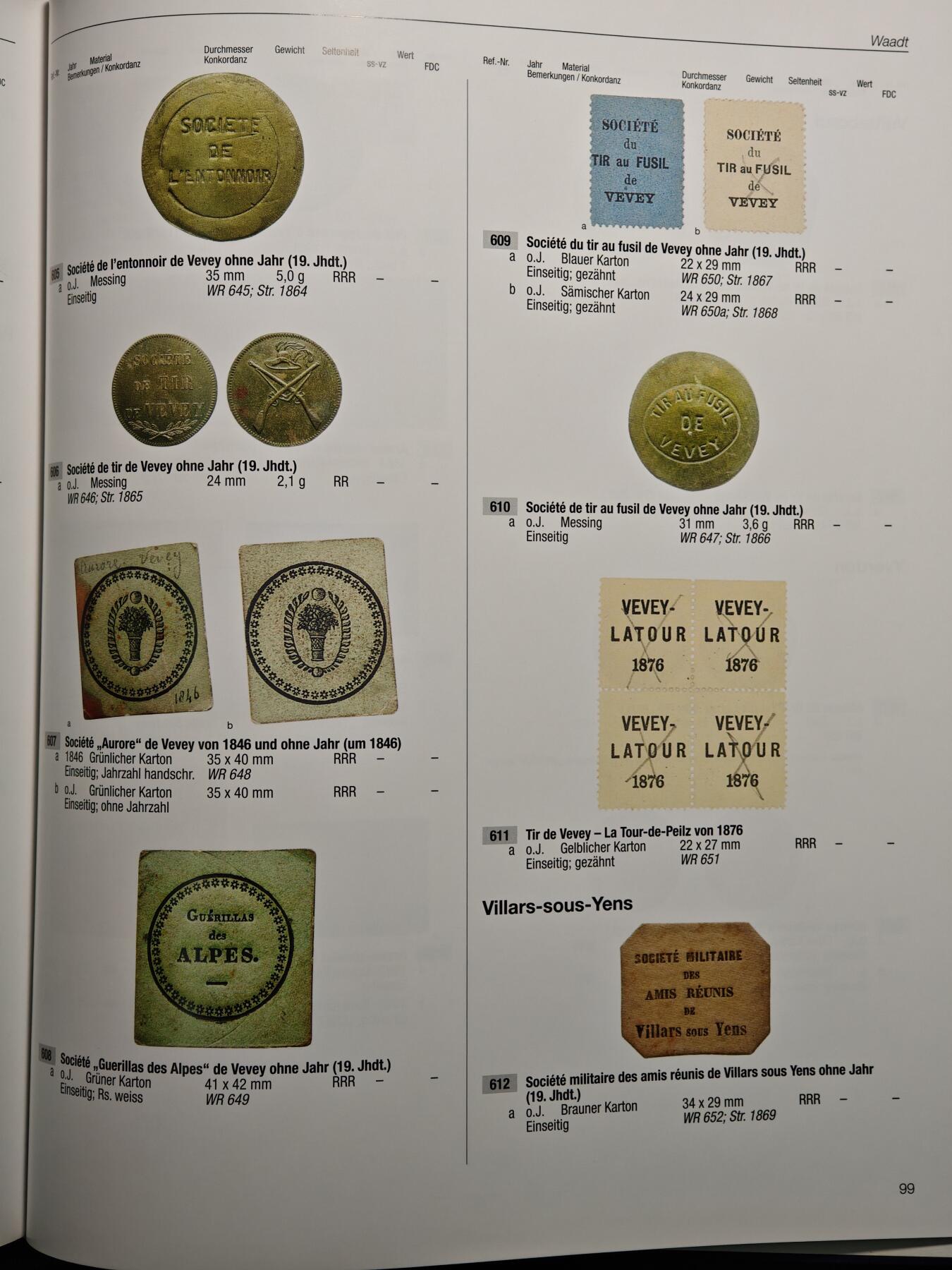 【德藏】世界币章拍卖第162期（拍品征集中~欢迎藏友联系） 98新 瑞士射击节代用币目录 硬壳精装 全彩铜板纸印刷 大开本 全书约120页