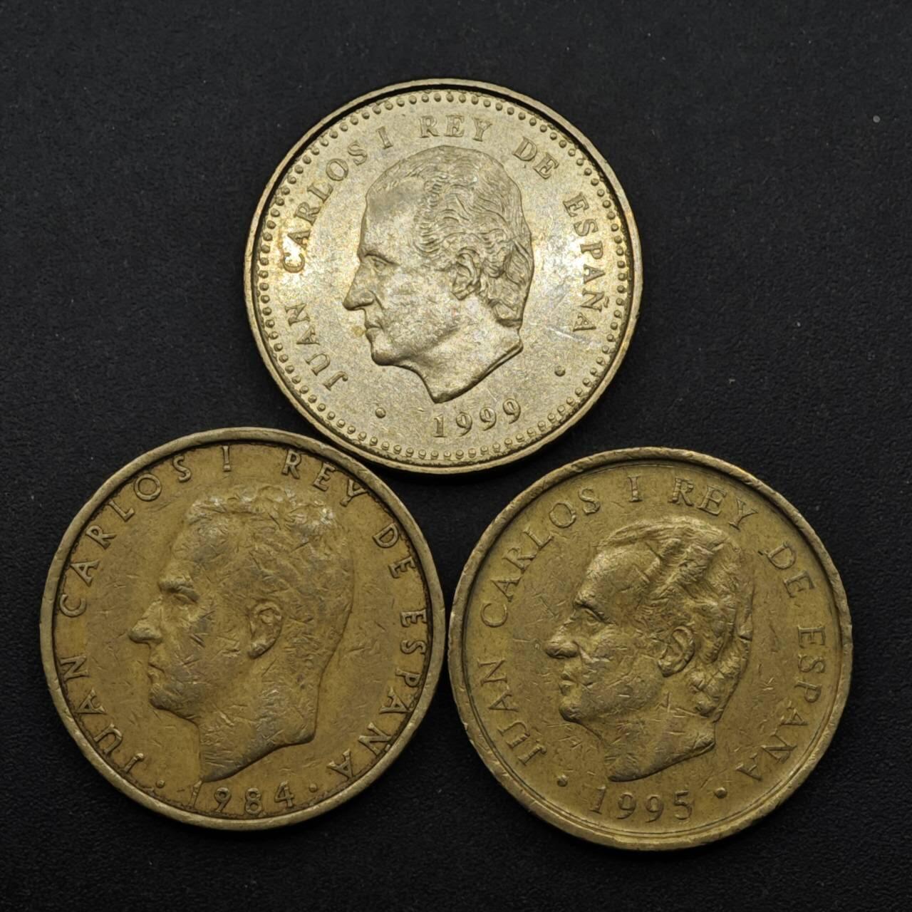 【淘币小摊】实时拍第八百四十九拍   散币银币场   满百包邮可预留二周 每周一统一发货   西班牙100比赛塔3枚