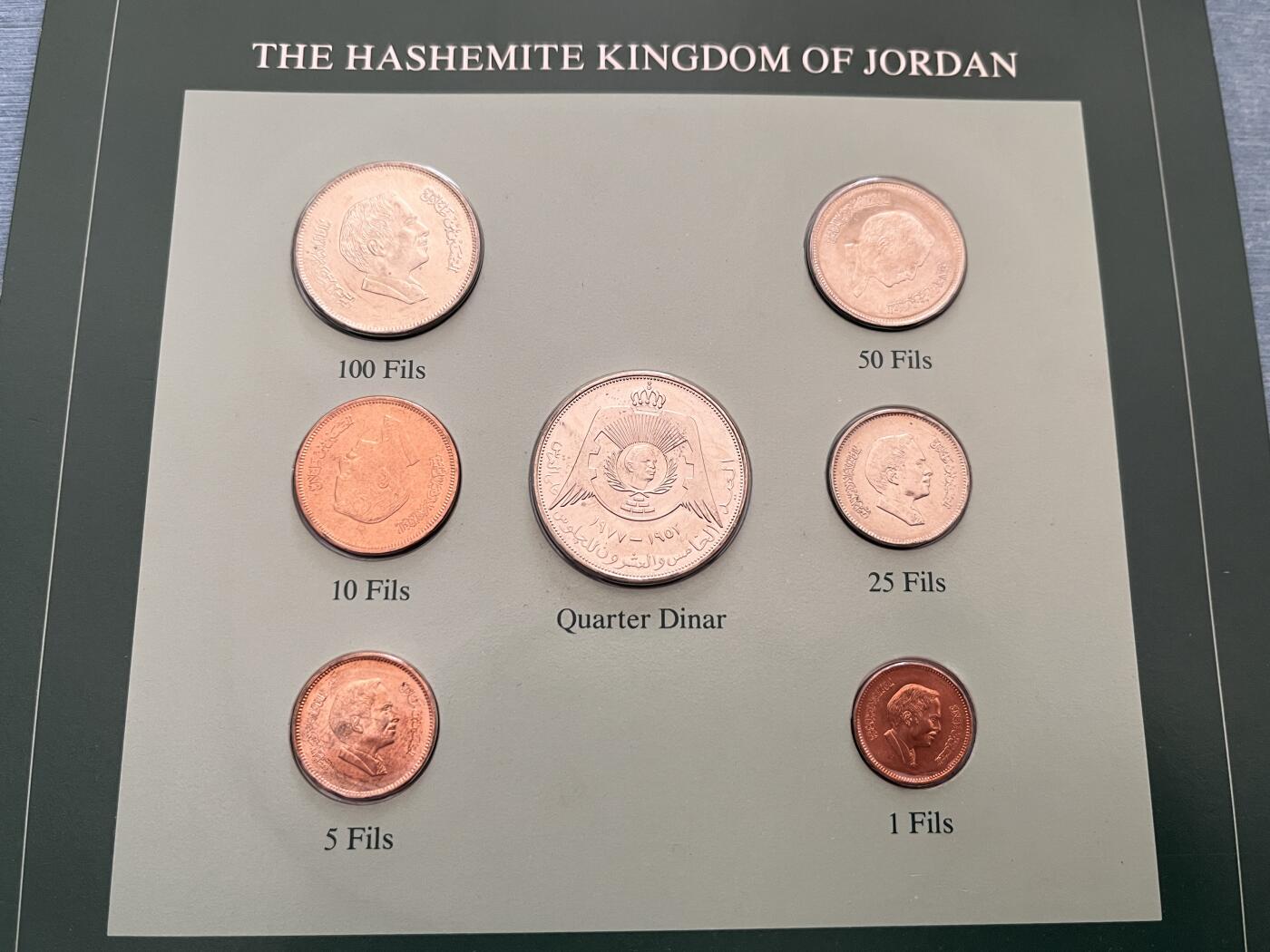 咖啡豆•收藏 2025年Jan_22th世界各国富兰克林套币拍卖 毛里求斯/约旦-世界各国UNC硬币套币富兰克林包装