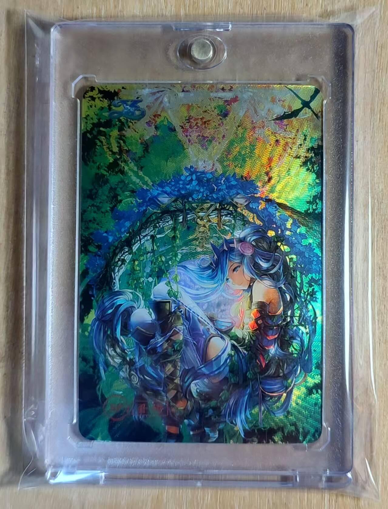 满200包邮！！龙虎卡牌-七二场（满200元包邮，无佣金，每周六结拍，欢迎送拍） 折光彩闪 白花恋诗卡牌 闪之轨迹特卡 (含磁吸卡砖)