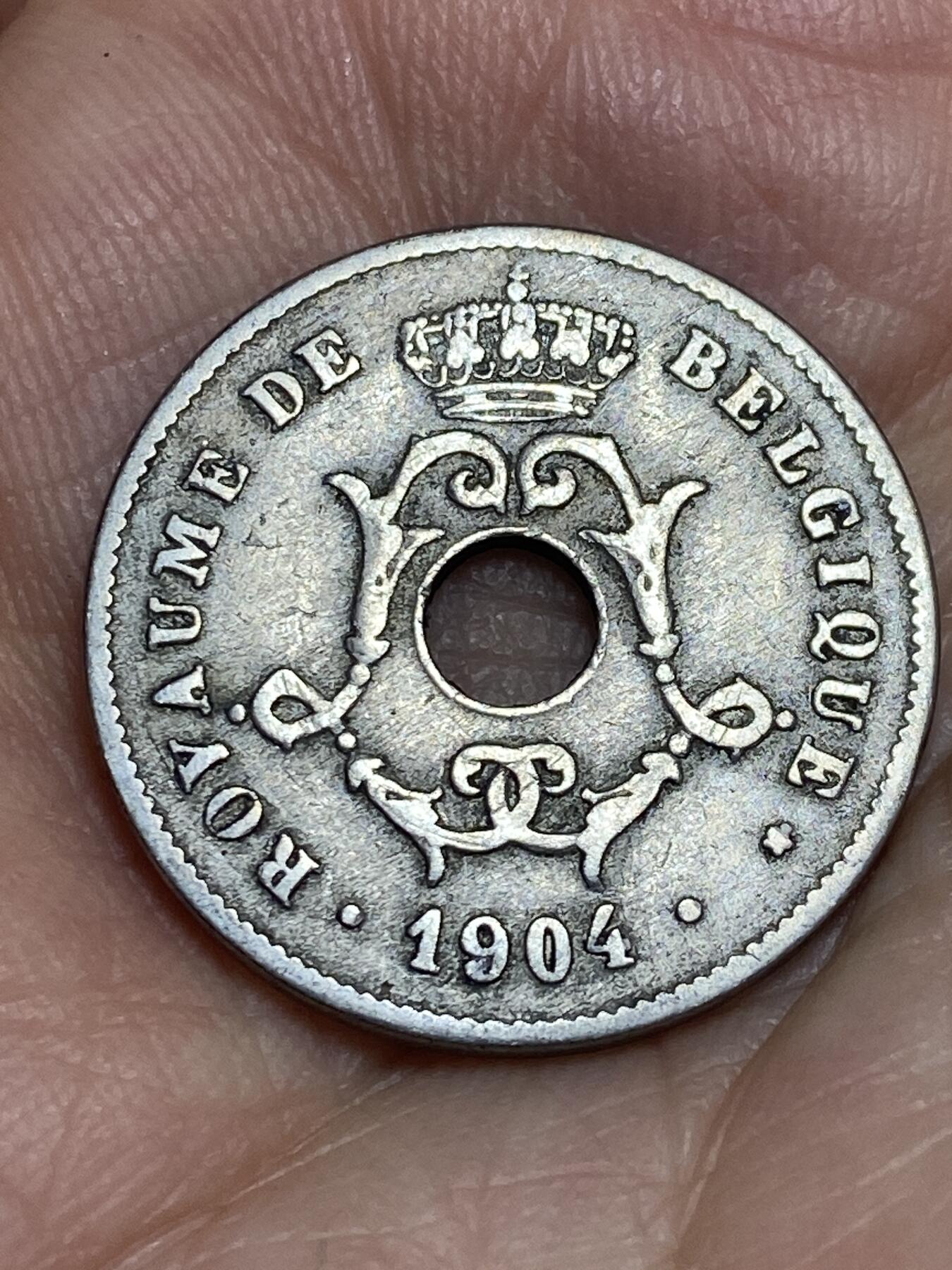 2026年第九场(总第一百七十八场）外国好品散币场(免佣金) 比利时🇧🇪1904年10分(利奥波德二世时期，法语版)