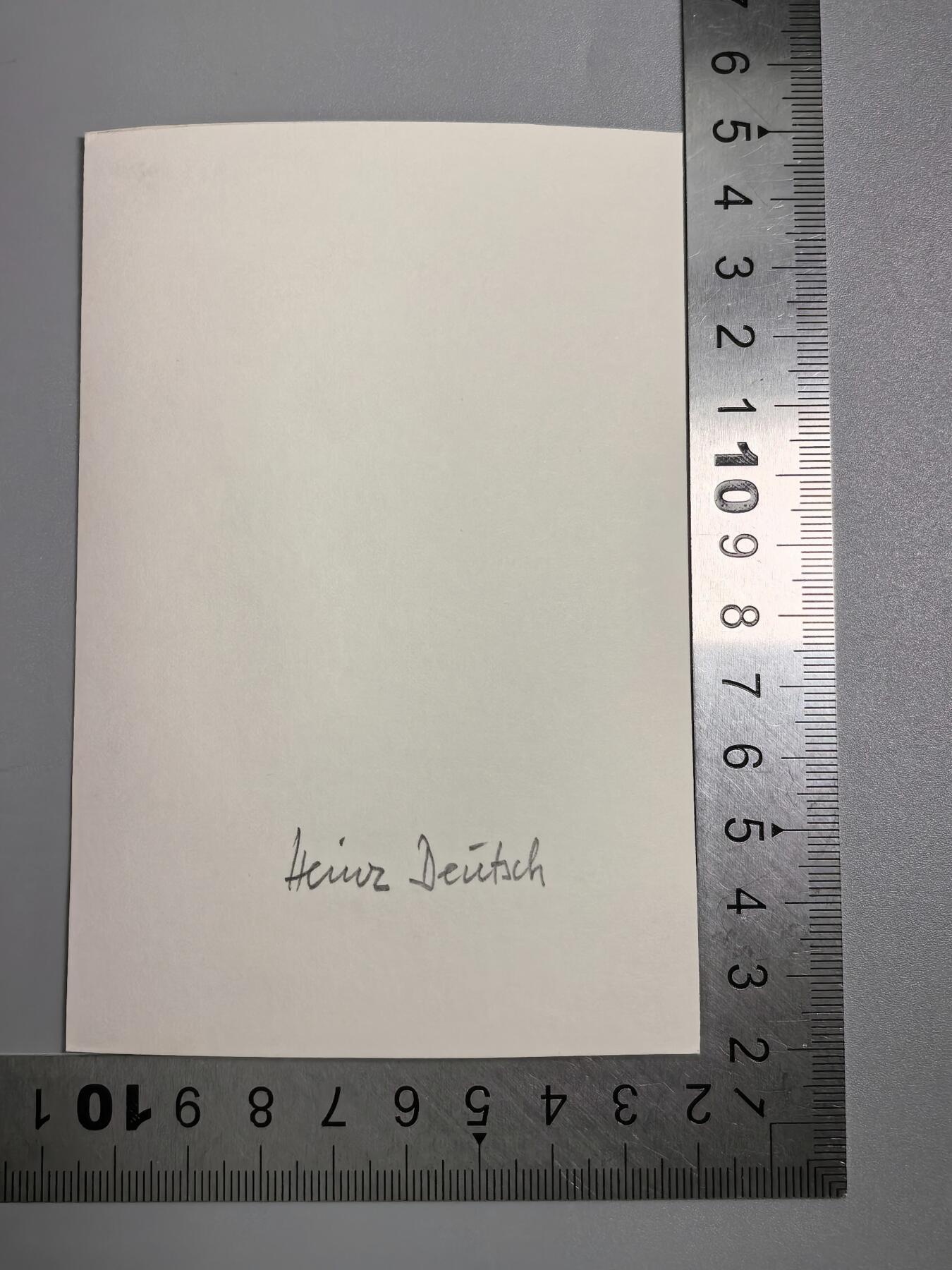 小驴勋章奖章收藏1月17日周六晚六点拍卖（珍爱和平，收藏战争，铭记历史，勿忘国耻，忠党爱国。有偿代拍，送拍规则在简介最后，参拍须阅读规则后再参拍，关系到运费包装发货时效真假辨别等关键信息，拍卖时不再发原图，看大图店主微信码在拍卖店铺介绍里） 空军伞兵装甲王牌Heinz Deutsch战后亲签