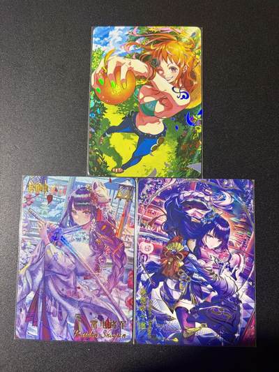 NO.21 好又多金牌大场，新店点关注不迷路！每周一站式配齐，方便凑单！（周6晚8点截拍，卖家送拍0抽成！） - 白花恋诗 动漫少女 3张 彩闪与光刻