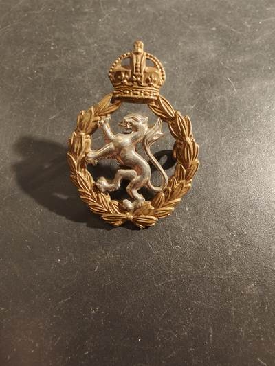 老王徽章第177期 - 英国皇家兽医帽徽    一战时期