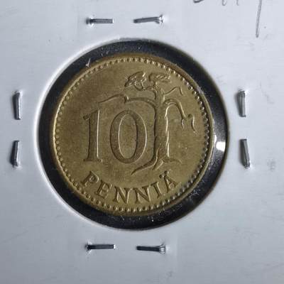 沼泽如烟--第964场 - 芬兰1972年10芬尼