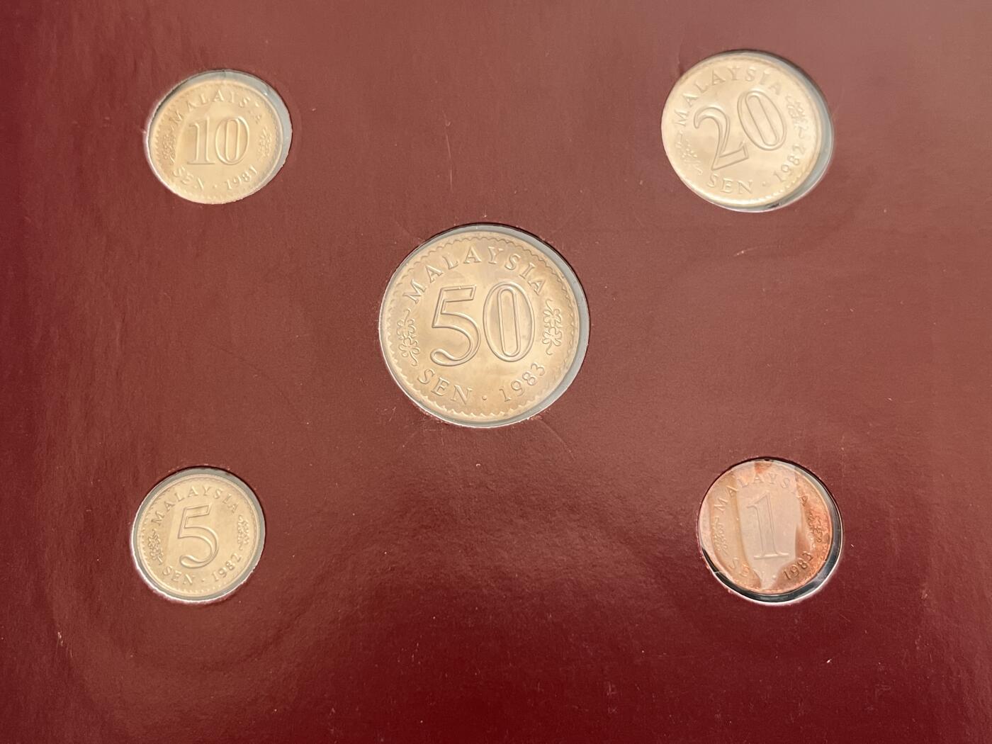 咖啡豆•收藏 2025年Jan_22th世界各国富兰克林套币拍卖 埃塞俄比亚/马来西亚-世界各国UNC硬币套币富兰克林包装