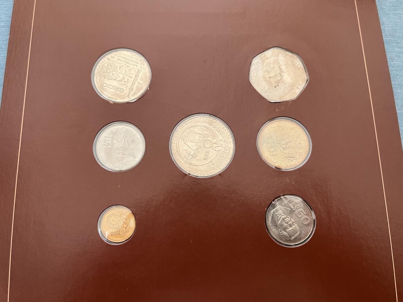 咖啡豆•收藏 2025年Jan_22th世界各国富兰克林套币拍卖 波利尼西亚/墨西哥-世界各国UNC硬币套币富兰克林包装