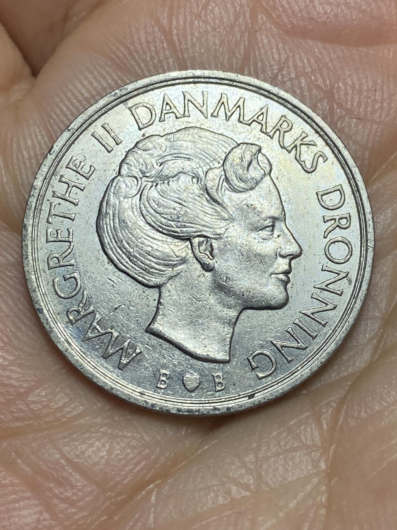 2026年第九场(总第一百七十八场）外国好品散币场(免佣金) 丹麦🇩🇰1979年1克朗(玛格丽特二世第二版，B; B版，首发年仅发行3年)