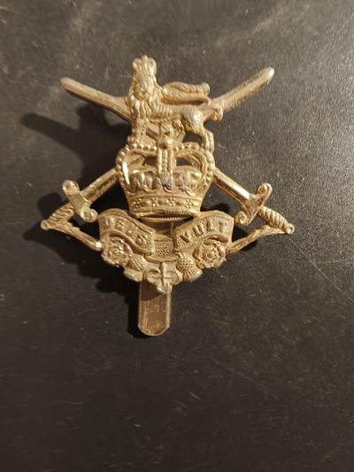 老王徽章第177期 - 英国陆军少年领袖训练团帽徽    女王早期版