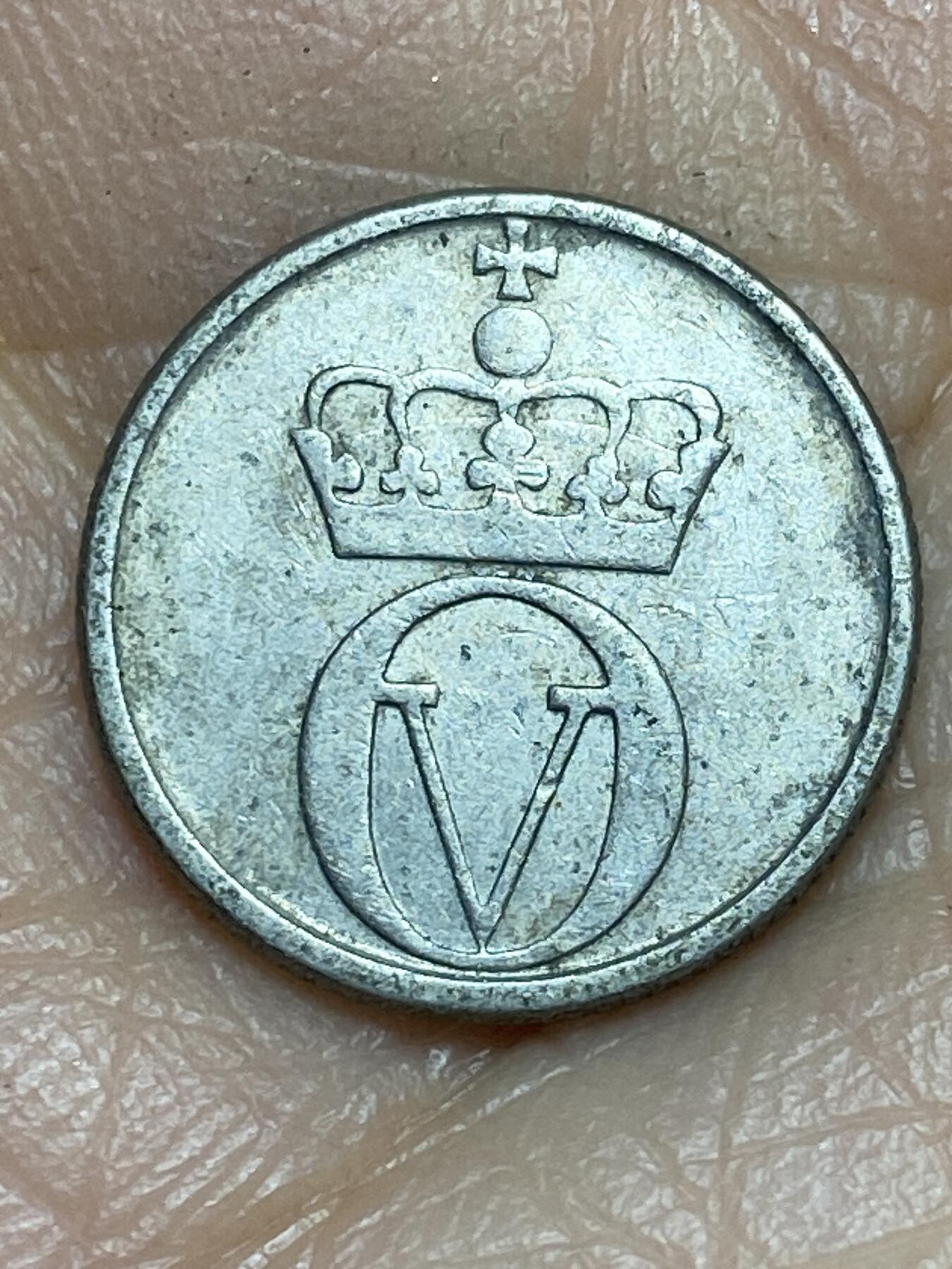 2026年第九场(总第一百七十八场）外国好品散币场(免佣金) 挪威🇳🇴1960年10欧尔(奥拉夫五世第一套第二版)