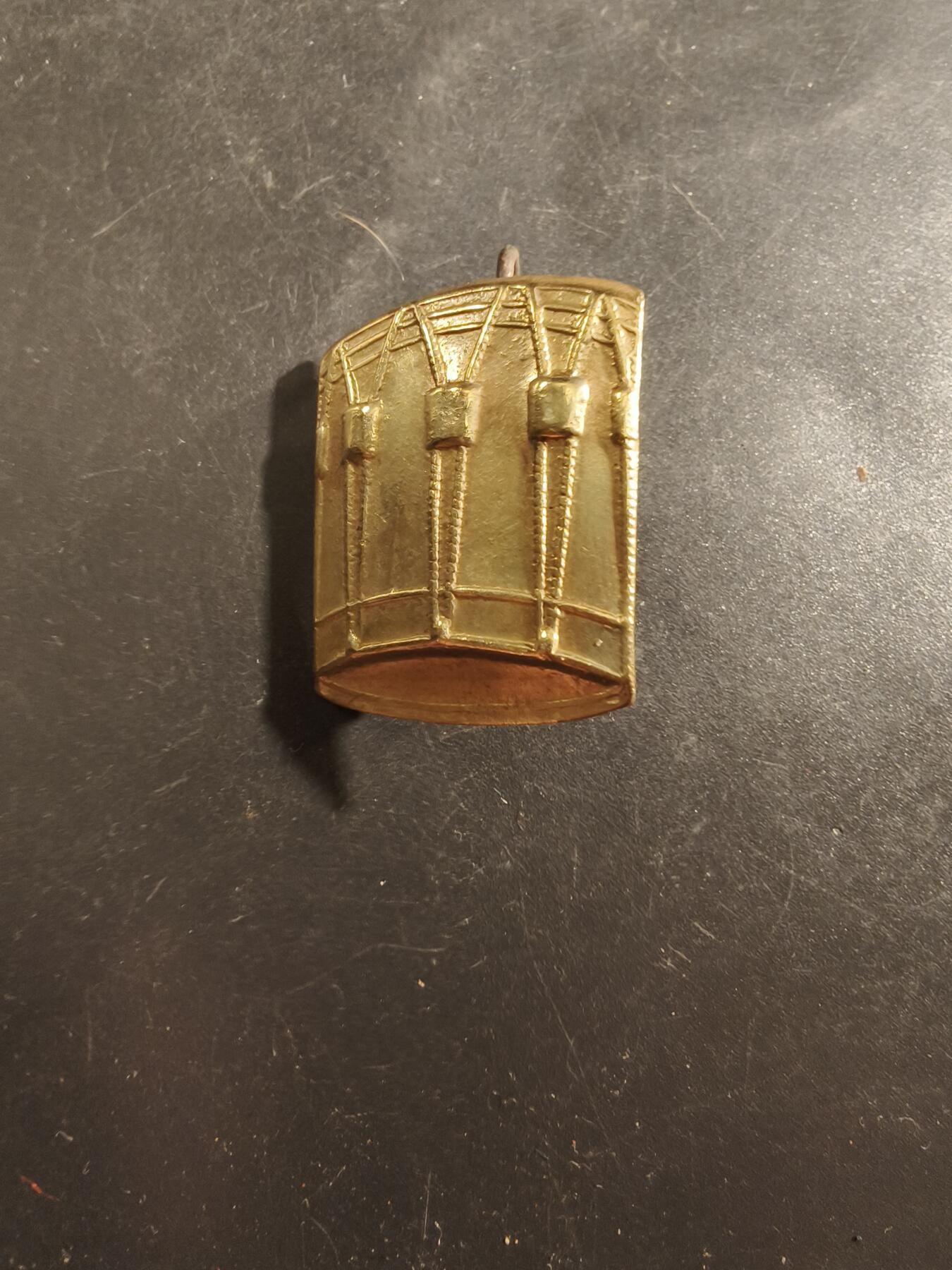 老王徽章第177期 英国皇家军乐团鼓手领章    一战时期