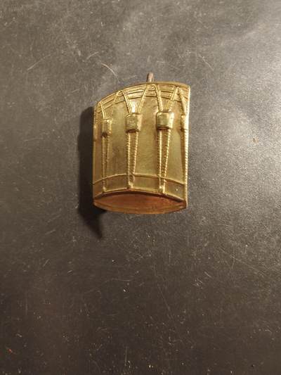 老王徽章第177期 - 英国皇家军乐团鼓手领章    一战时期