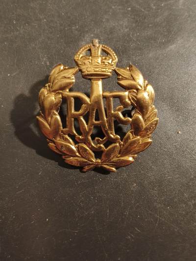 老王徽章第177期 - 英国皇家空军帽徽    二战时期