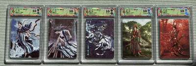 夜之极第三十八期 （1月17日周六晚9点截拍，欢迎竞拍） - CCG&焱卡 水浒群芳 战娘五张 浮雕折光 10p 高分