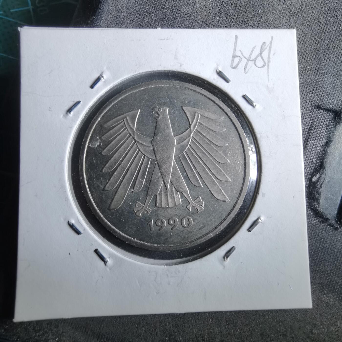 沼泽如烟--第964场 德国1990年5马克