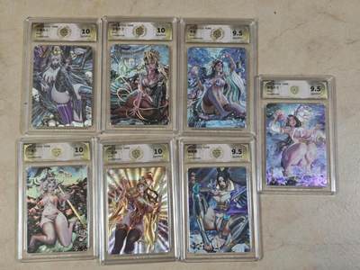 夜之极第三十八期 （1月17日周六晚9点截拍，欢迎竞拍） - CCG&焱卡 西游姬 女妖七张 折光 9.5-10g