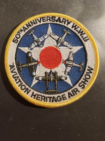 老王徽章第177期 - 美国二战50周年航空遗产航展臂章