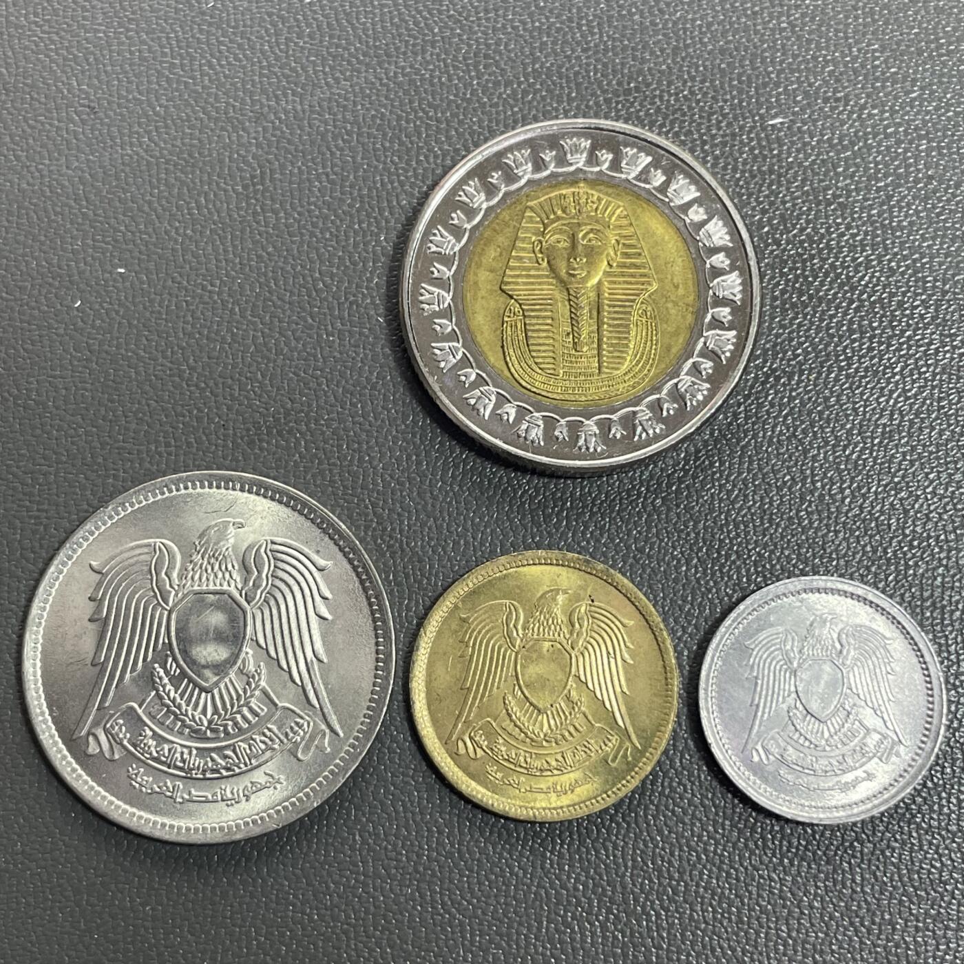 回流0120 全新 埃及一组4枚