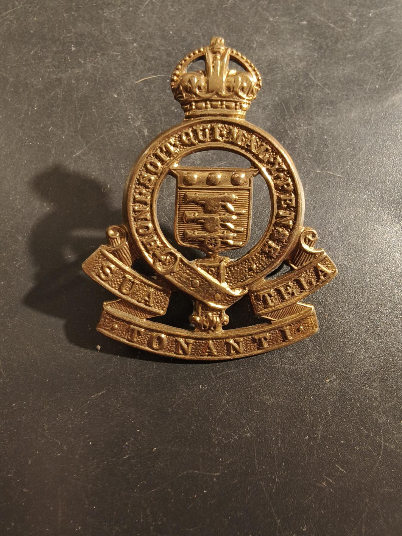 老王徽章第177期 英国皇家军械署帽徽     一战时期