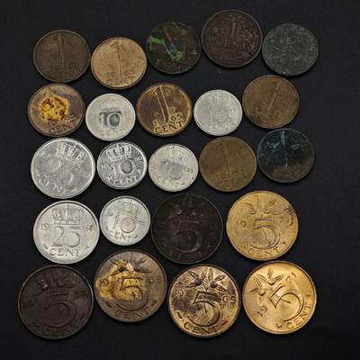 【淘币小摊】实时拍第八百四十九拍   散币银币场   满百包邮可预留二周 每周一统一发货   - 荷兰23枚