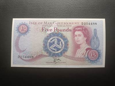 2026一月第三期，总213期 - 马恩岛1972版5镑UNC-，嘉德大勋章女王和卢森城堡