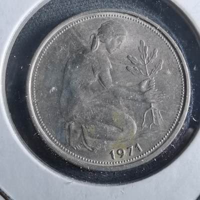 沼泽如烟--第964场 - 德国1971年50芬尼