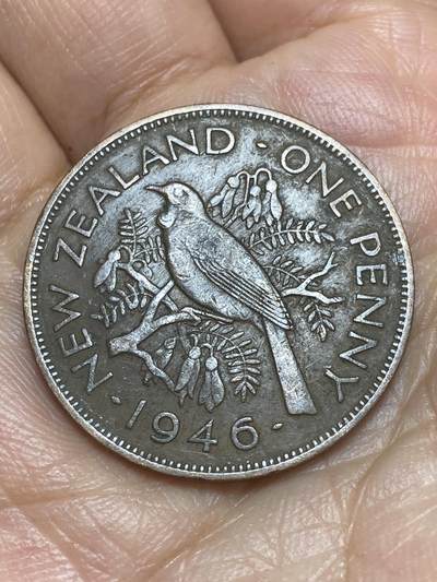 2026年第九场(总第一百七十八场）外国好品散币场(免佣金) - 新西兰🇳🇿1946年1便士(乔治六世第一版)